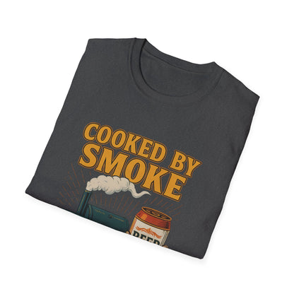Cooked By Smoke Cooled By Beer T-Shirt