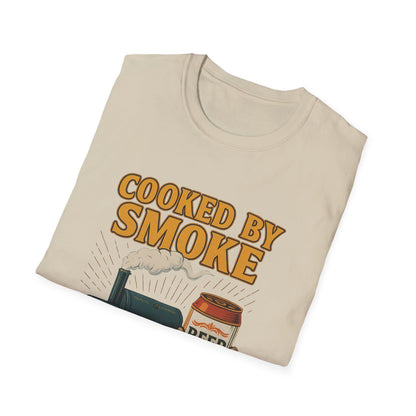 Cooked By Smoke Cooled By Beer T-Shirt