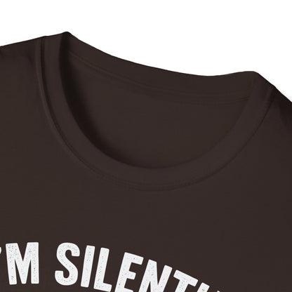 I'm Silently Judging Your Pellet Grill T-Shirt