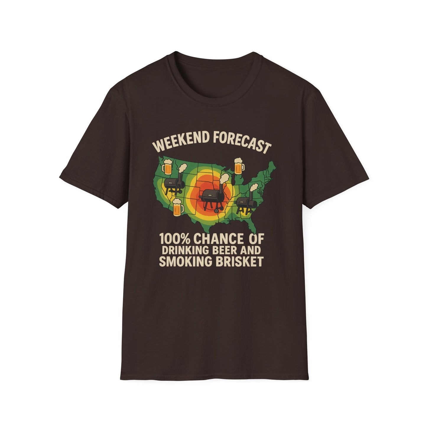 Weekend Forecast: Beer And Brisket T-Shirt