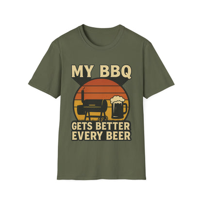 My BBQ Gets Better Every Beer T-Shirt