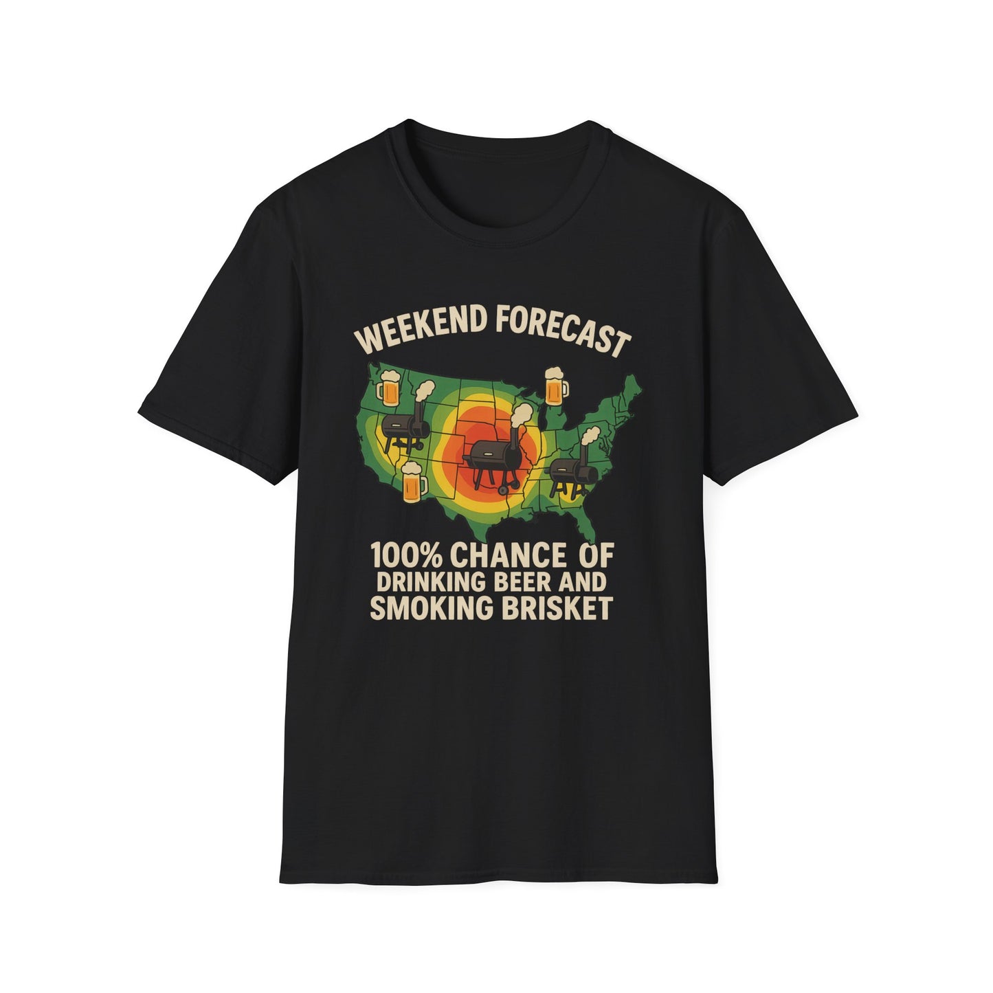 Weekend Forecast: Beer And Brisket T-Shirt