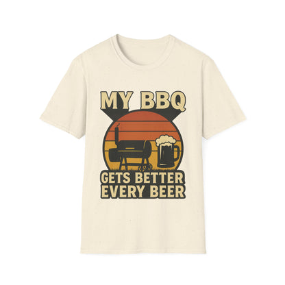 My BBQ Gets Better Every Beer T-Shirt