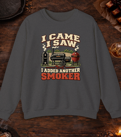 Added Another Smoker - Dark Heather