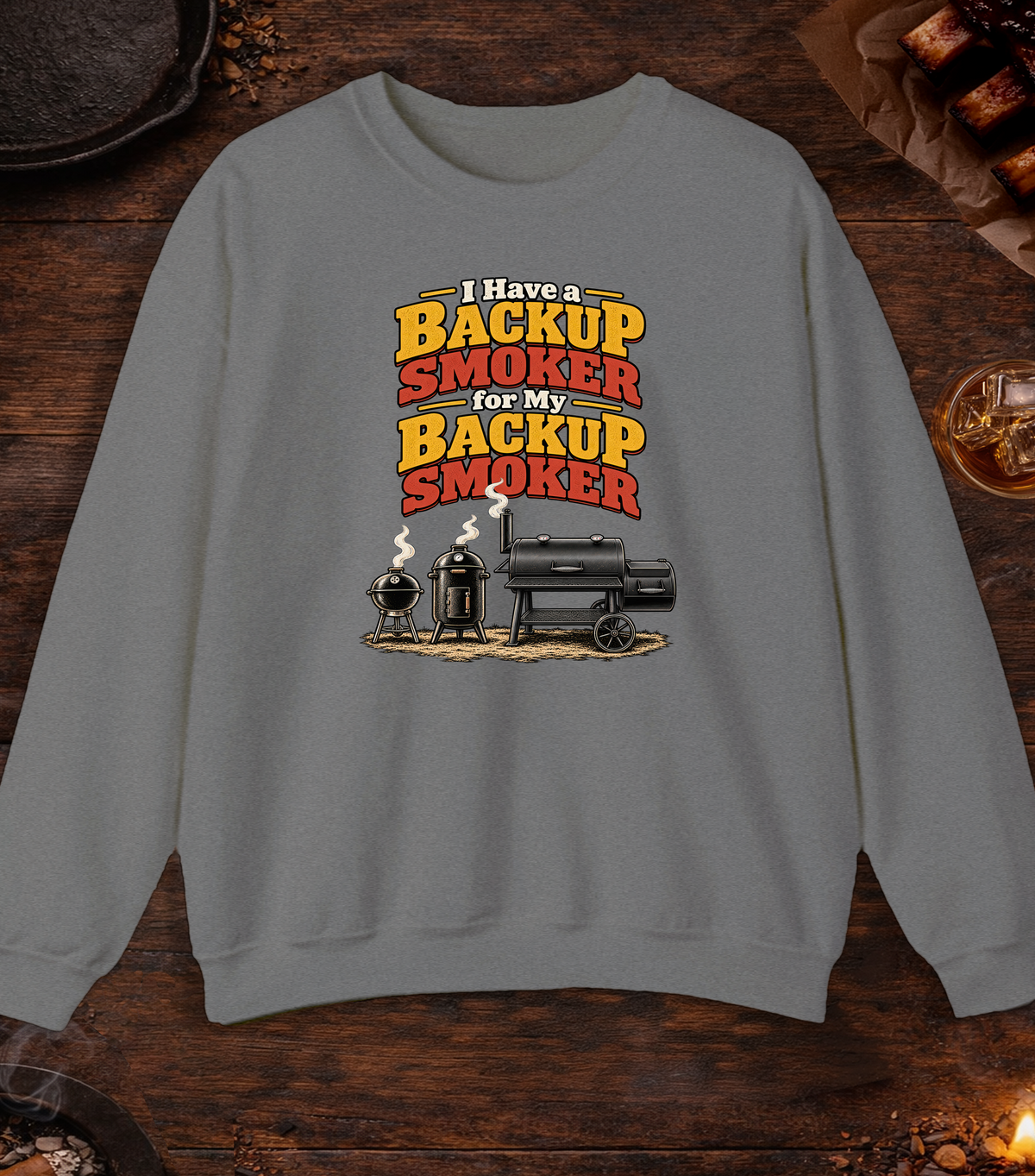 Backup Smoker - Graphite Heather