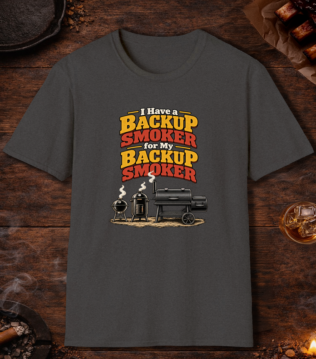 Backup Smoker - Dark Heather