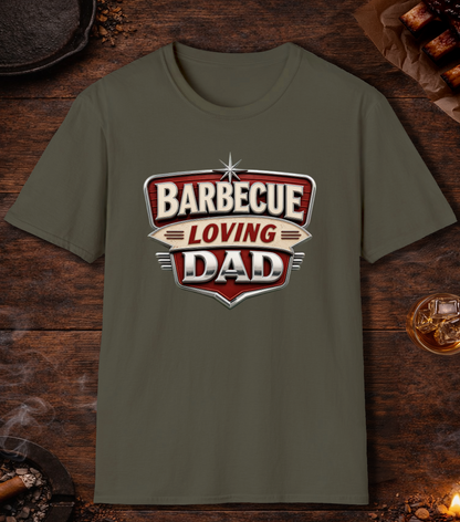BBQ Loving Dad T-Shirt - Military Green