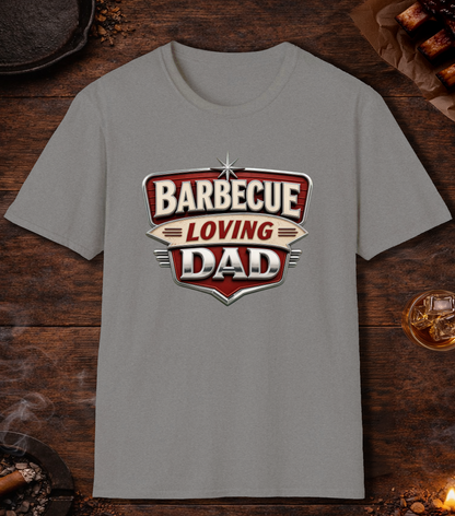 BBQ Loving Dad T-Shirt - Sport Grey