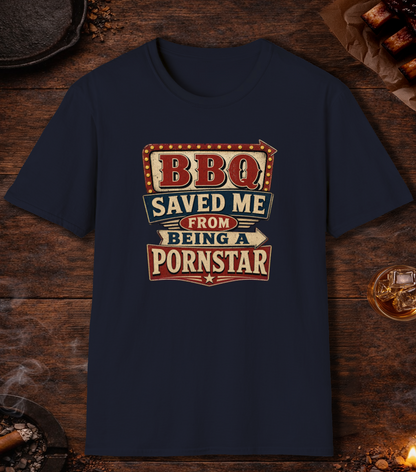 BBQ Saved Me T-Shirt - Navy