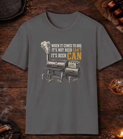 Beer Can T-Shirt - Charcoal