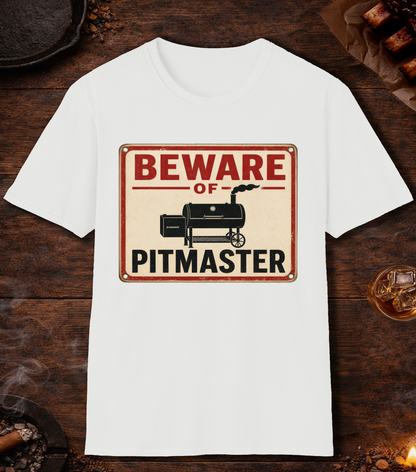 Beware of Pitmaster T-Shirt - White