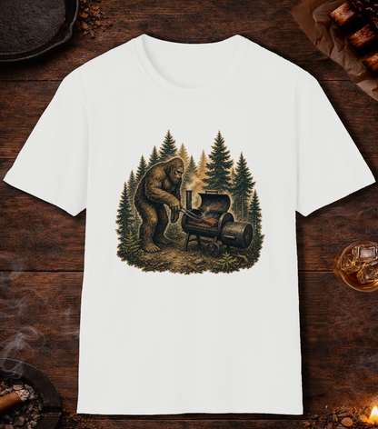 Bigfoot Smoker T-Shirt - White