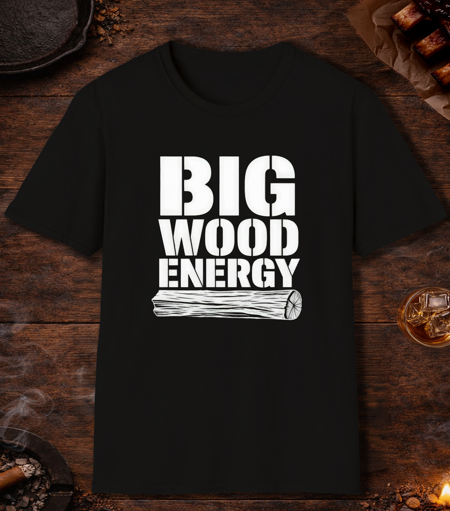 Big Wood Energy T-Shirt - Black