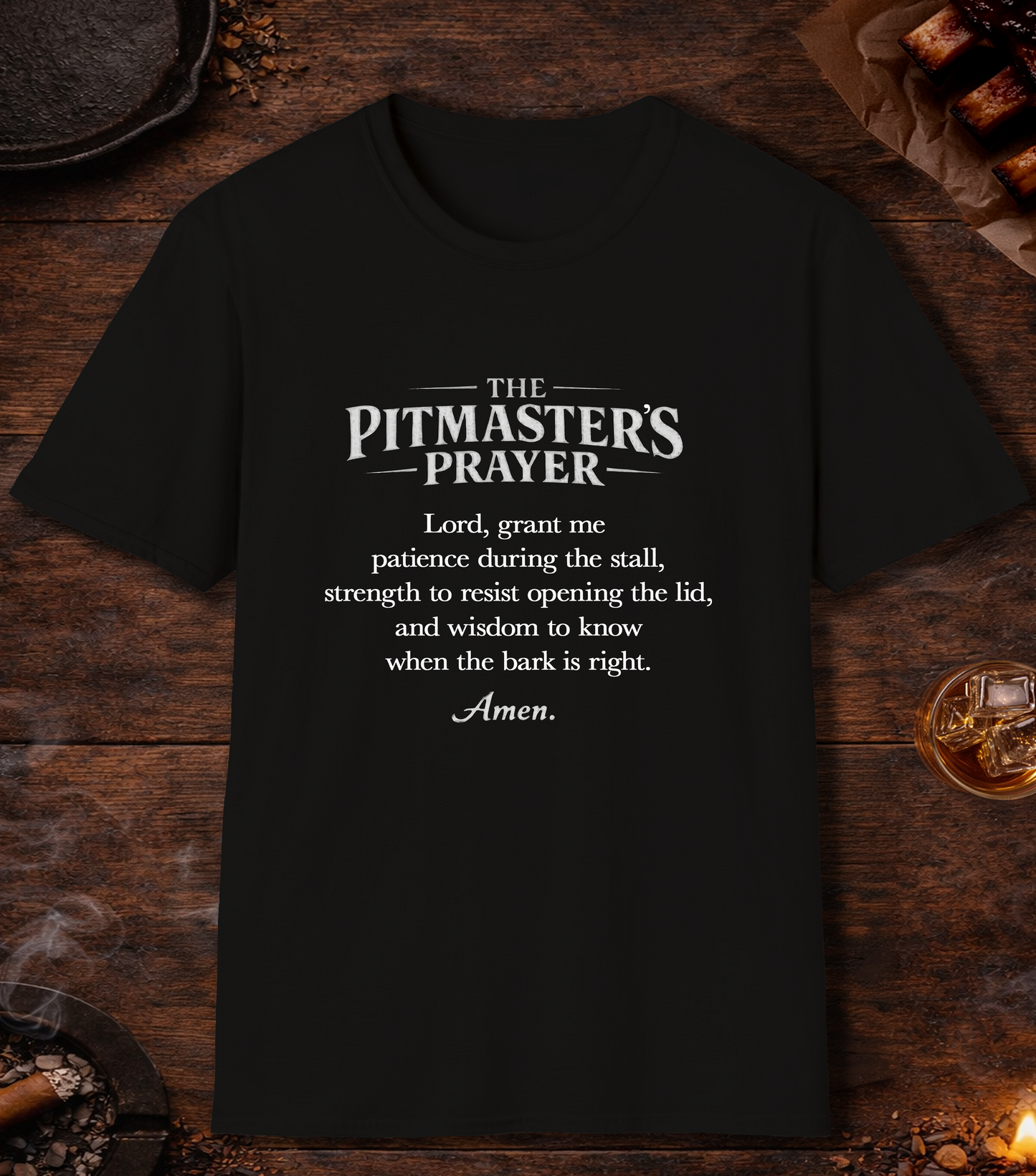 Pitmasters Prayer T-Shirt - Black