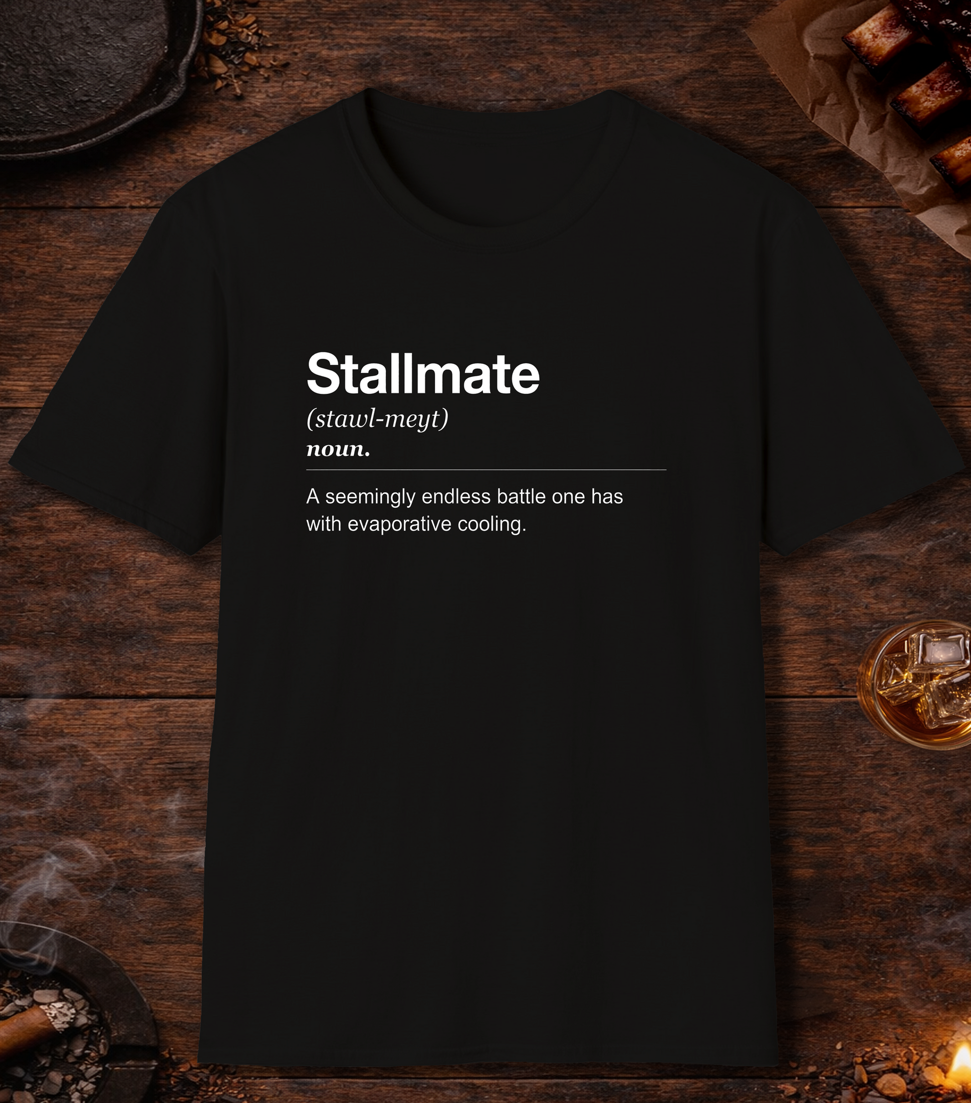 Stallmate Definition T-Shirt - Black