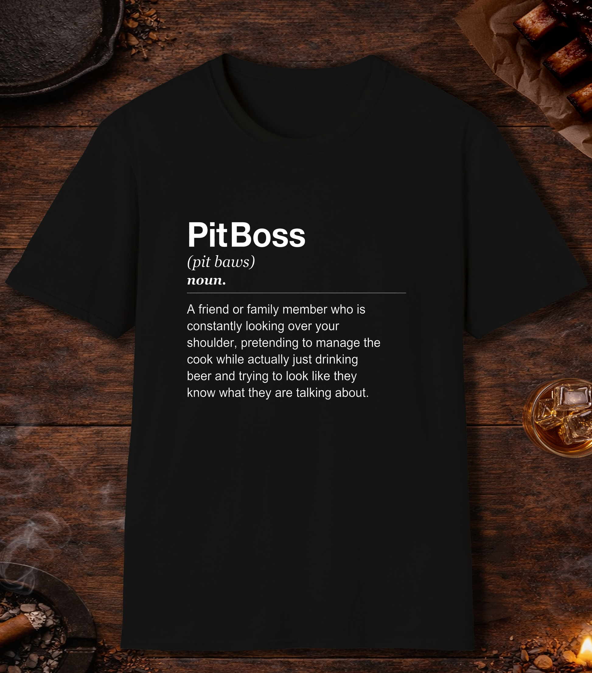 Pit Boss Definition T-Shirt - Black