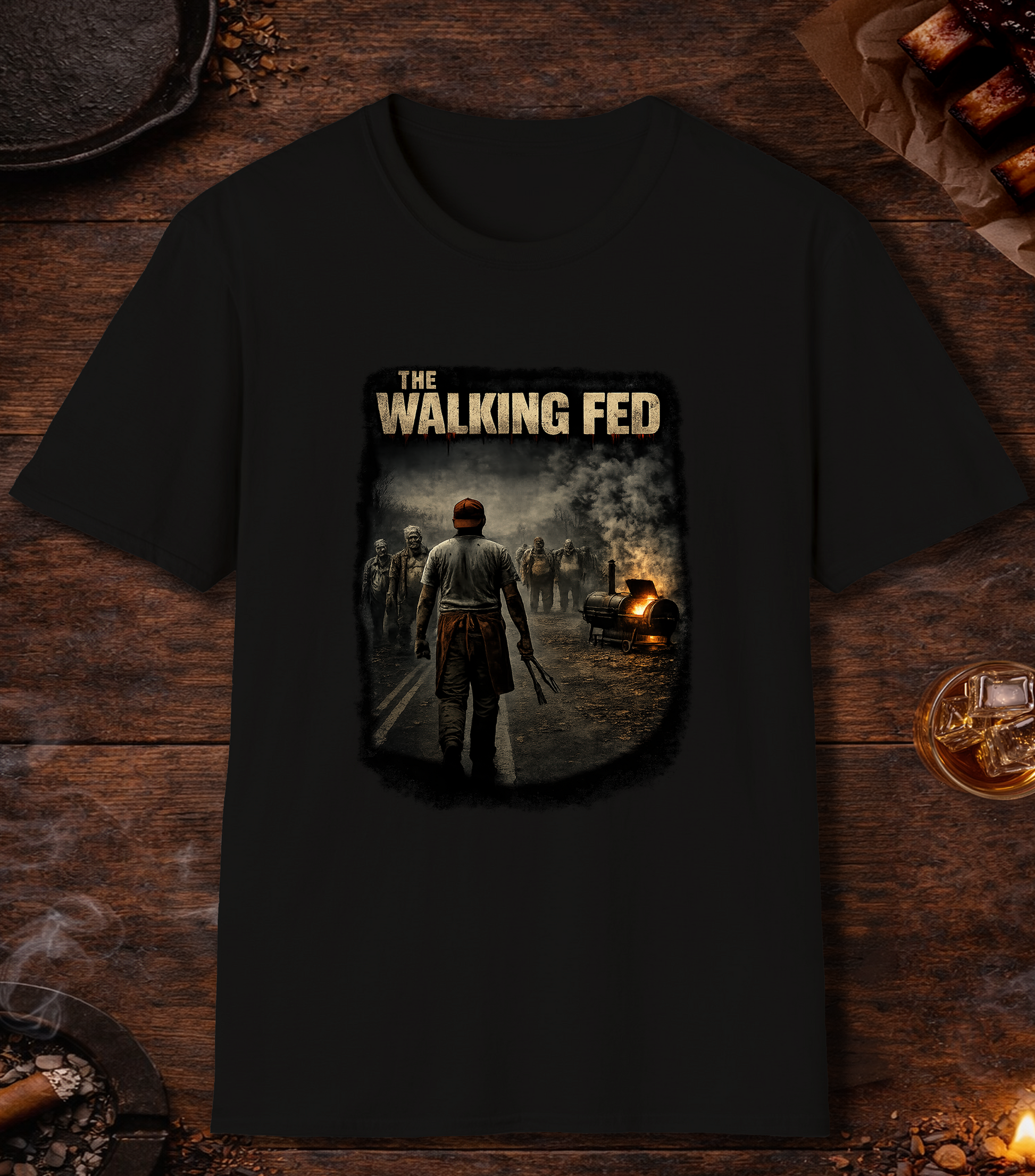 The Walking Fed Parody T-Shirt - Black