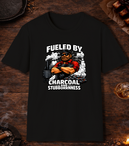 Fueled By Charcoal And Stubborness T-Shirt - Black