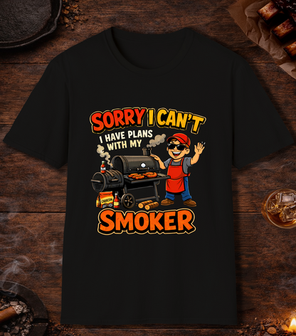 Made Plans With My Smoker T-Shirt - Black