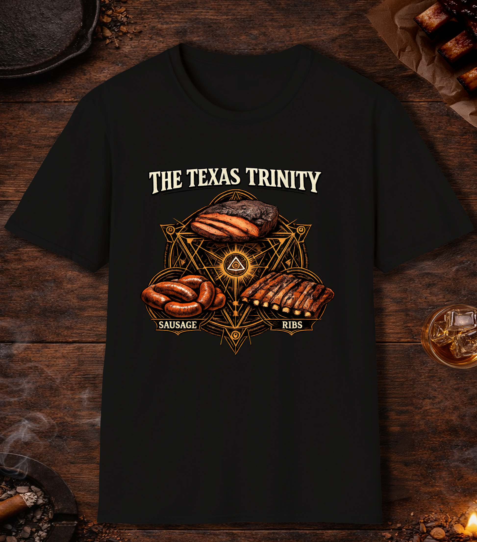 Texas Trinity T-Shirt - Black