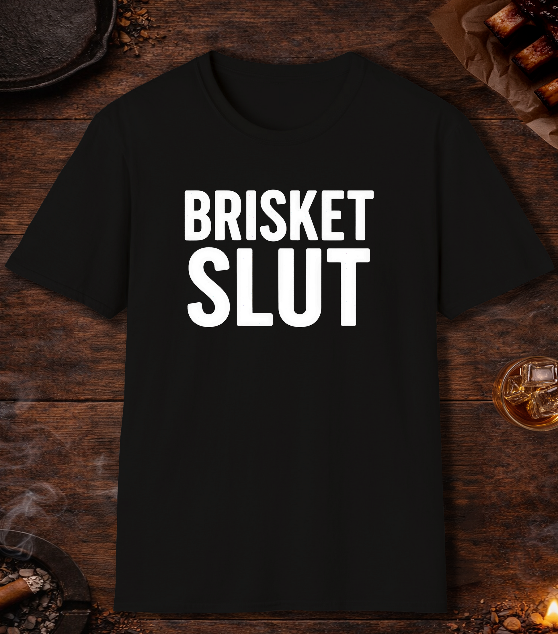 Brisket Slut T-Shirt - Black