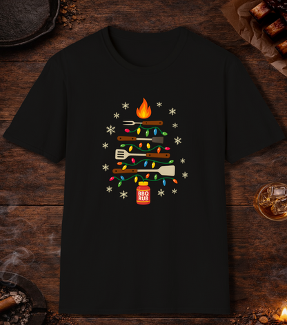 Christmas Tree T-Shirt - Black