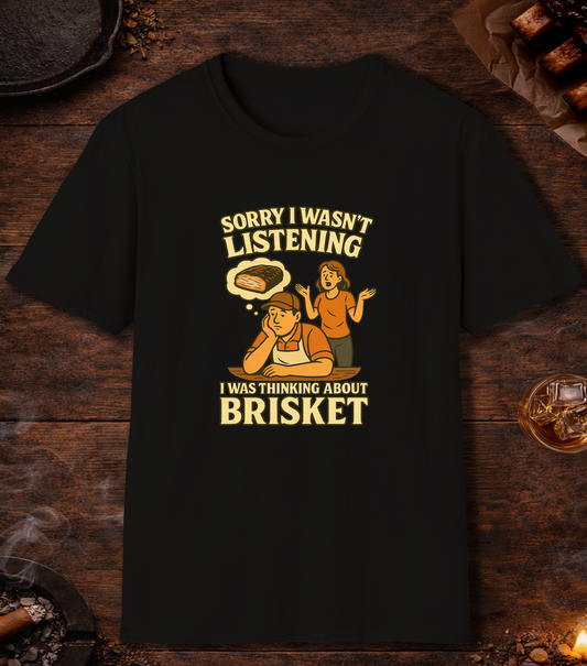 Sorry I Wasn T Listening T-Shirt - Black