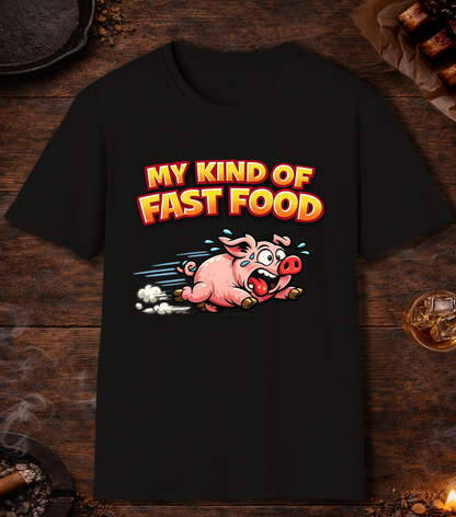 My Kind Of Fast Food T-Shirt - Black