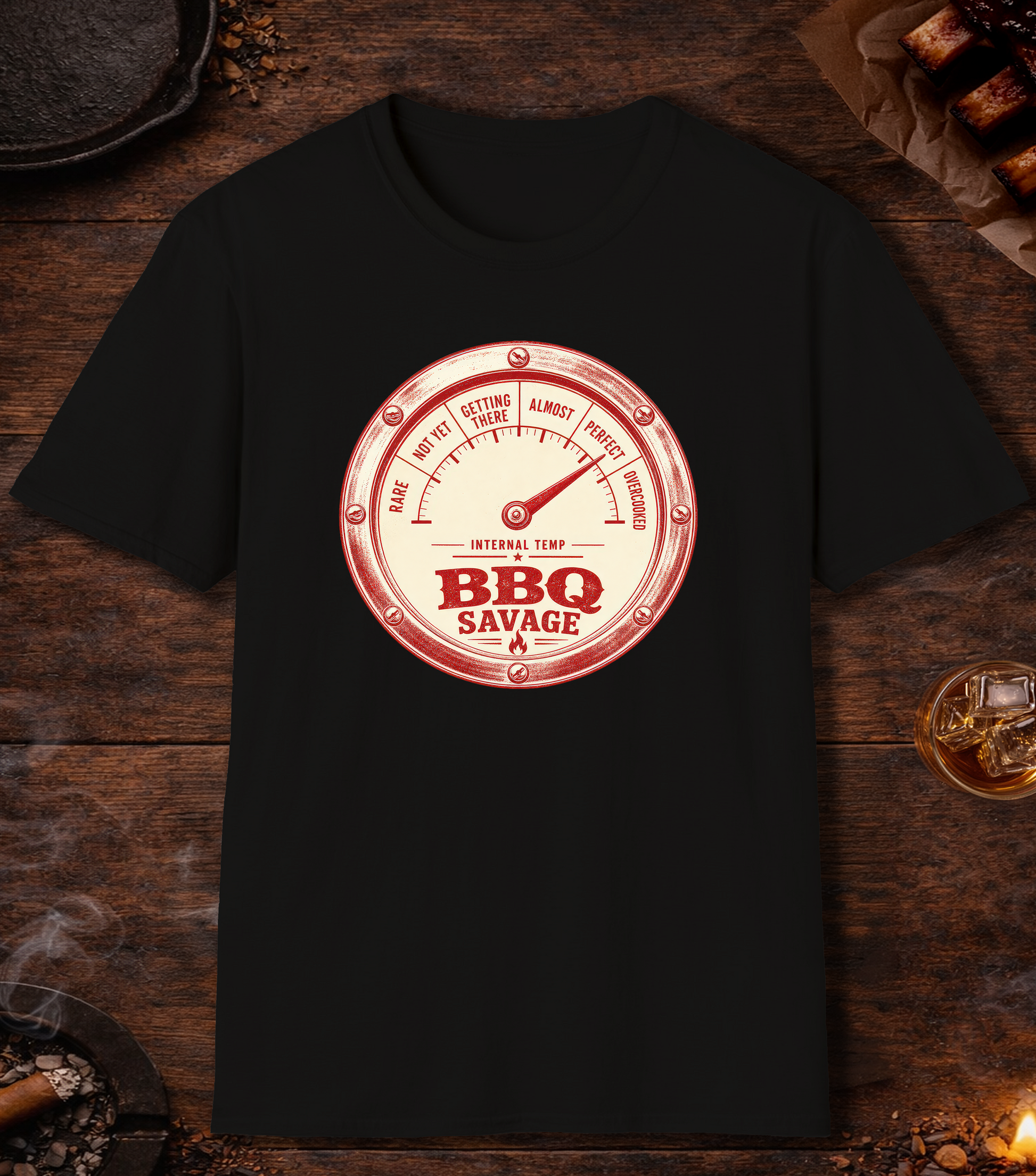 Temp Guage T-Shirt - Black