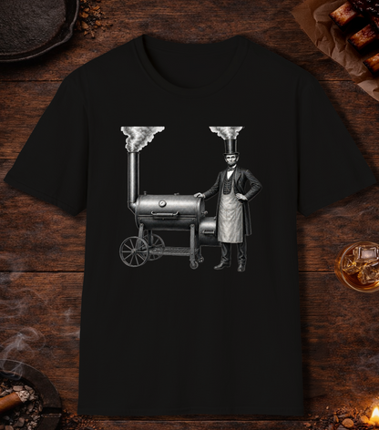 Abe Lincoln Stovetop T-Shirt - Black