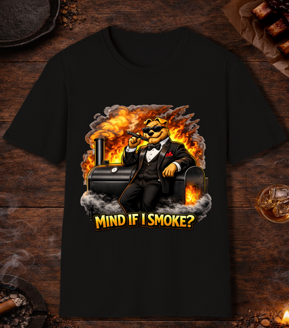 Mind If I Smoke T-Shirt - Black