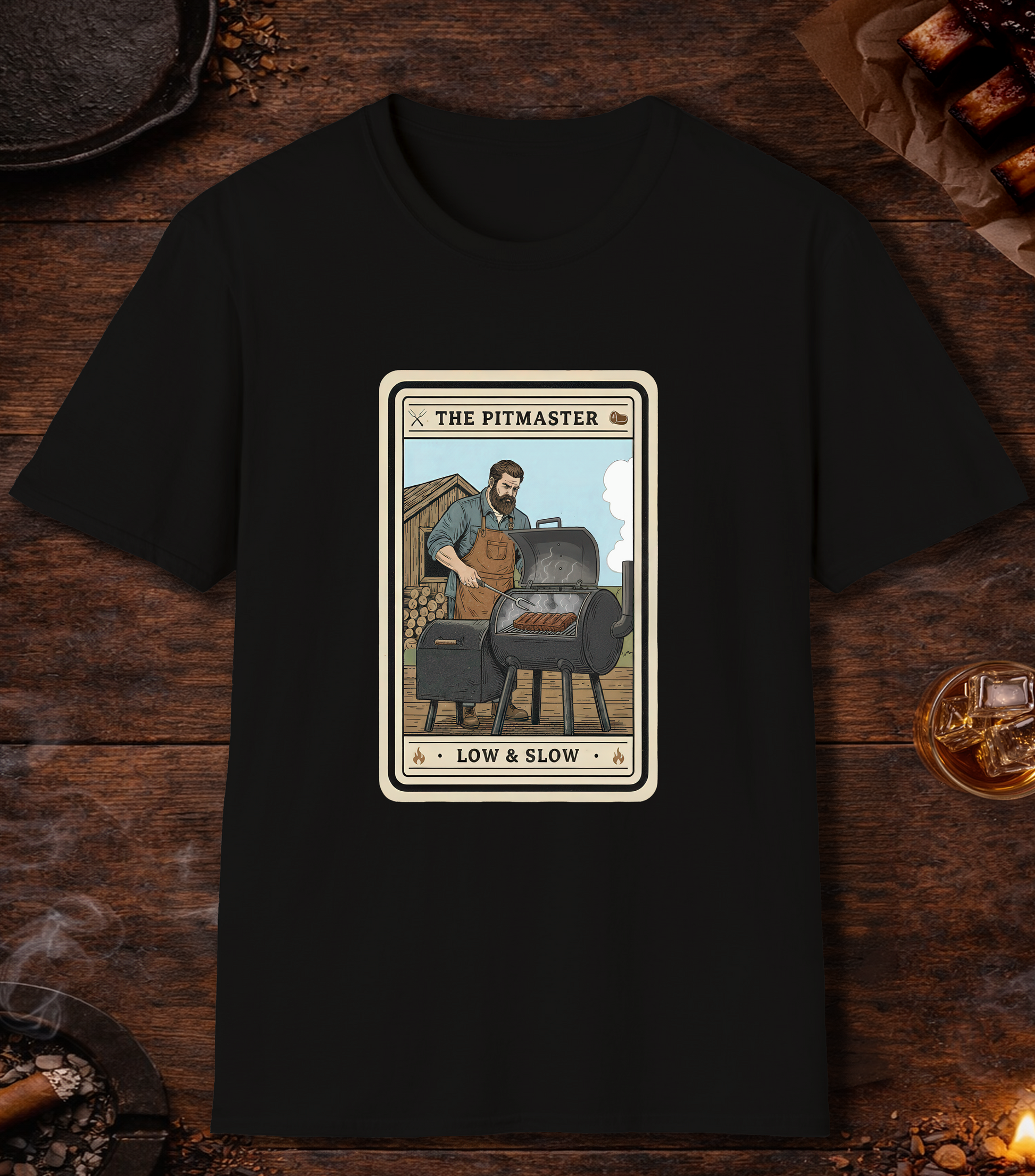 Pitmaster Tarot T-Shirt - Black