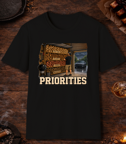 Priorities T-Shirt - Black