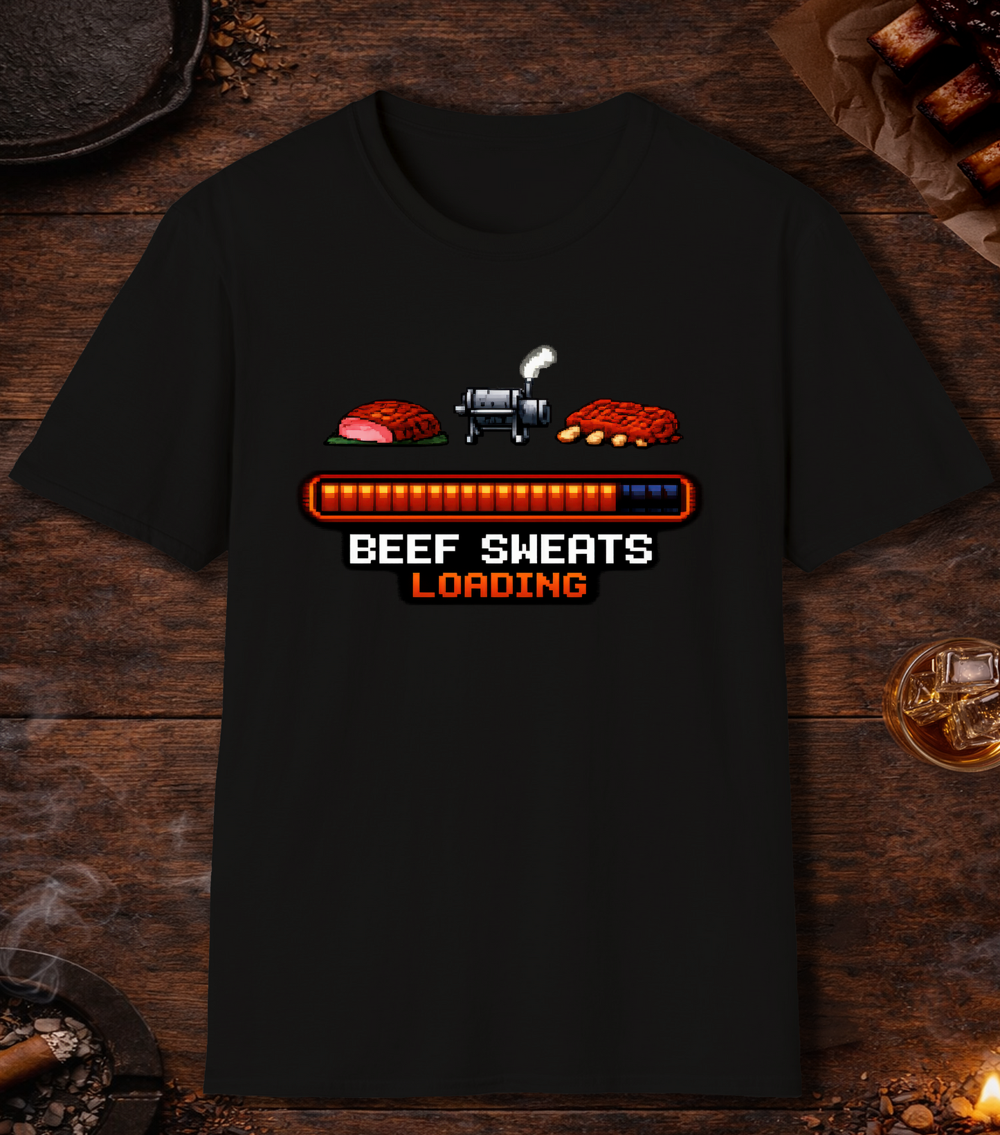 Beef Sweats Loading T-Shirt - Black