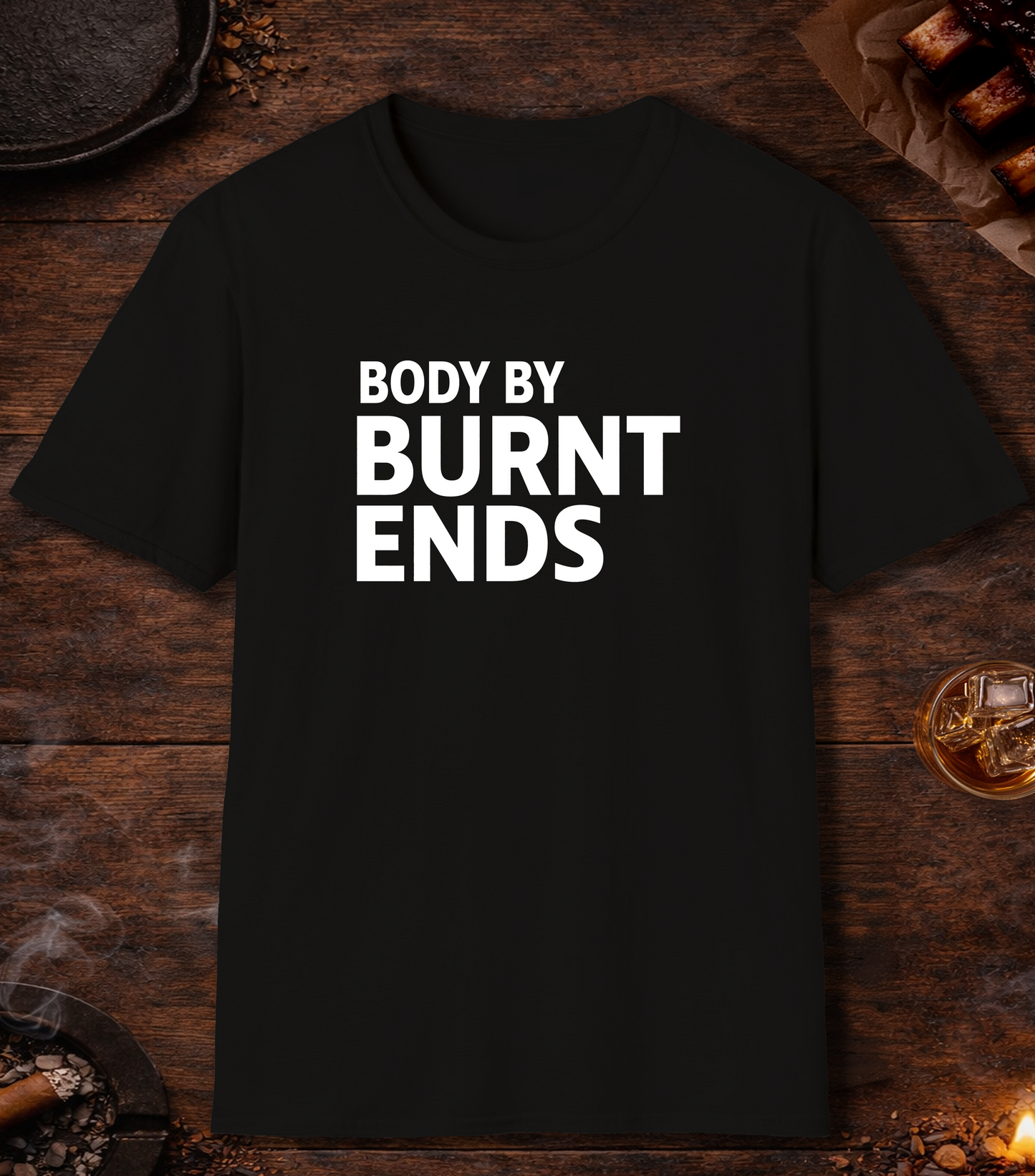Body By Burnt Ends T-Shirt - Black