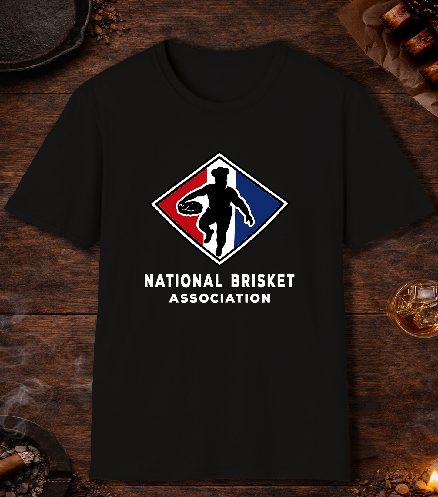 National Brisket Association T-Shirt - Black
