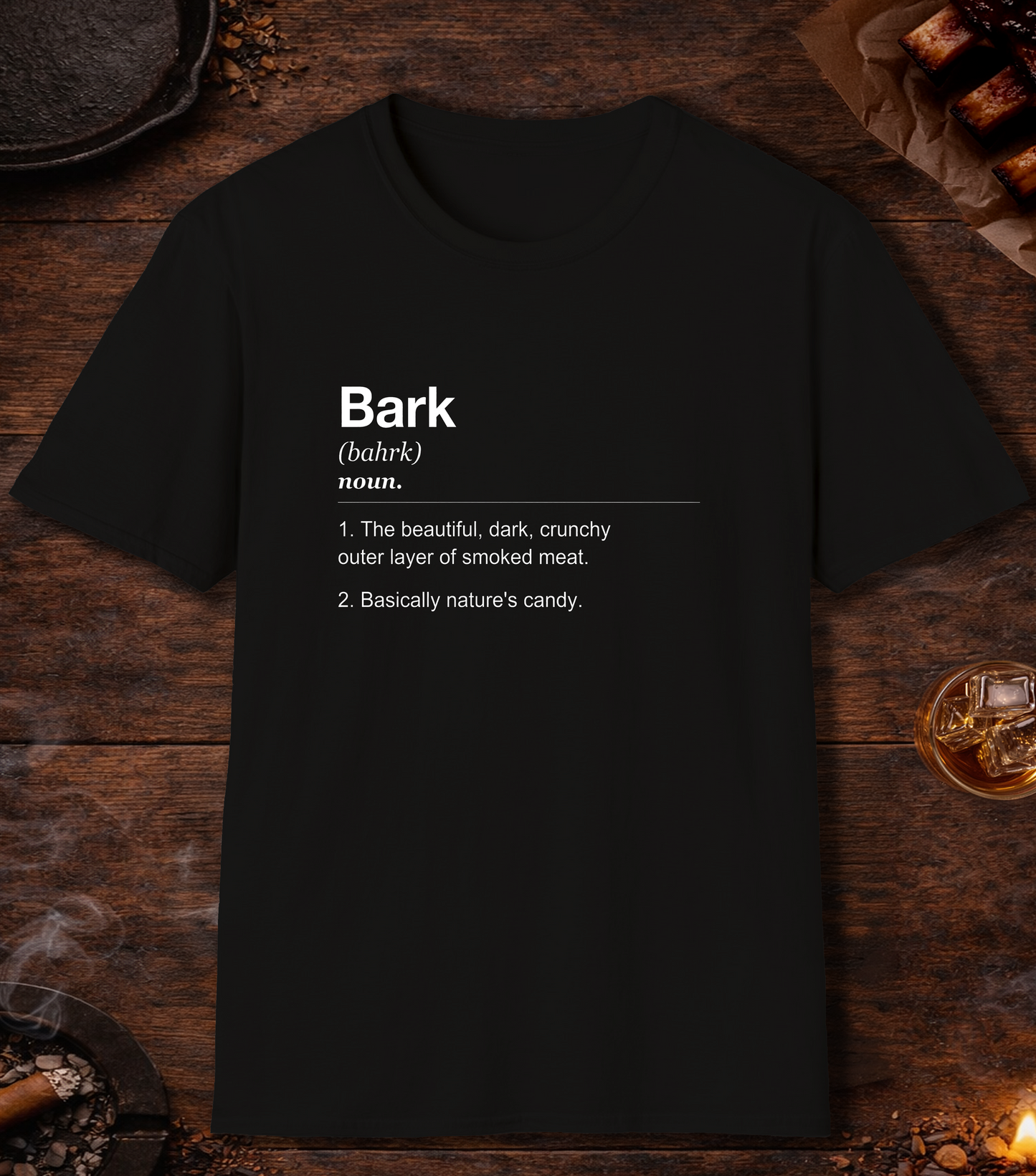 Bark Definition T-Shirt - Black