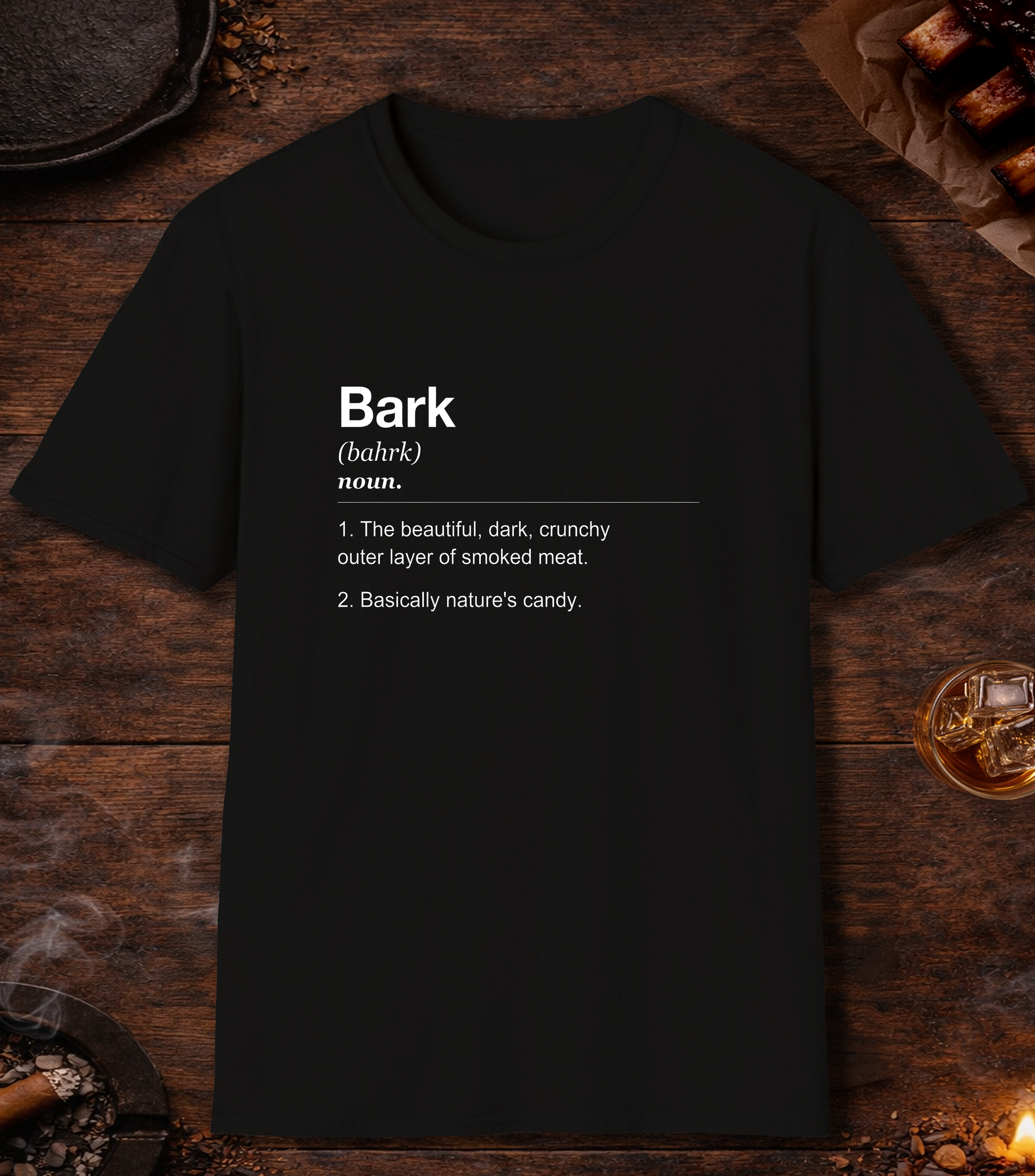 Bark Definition T-Shirt - Black