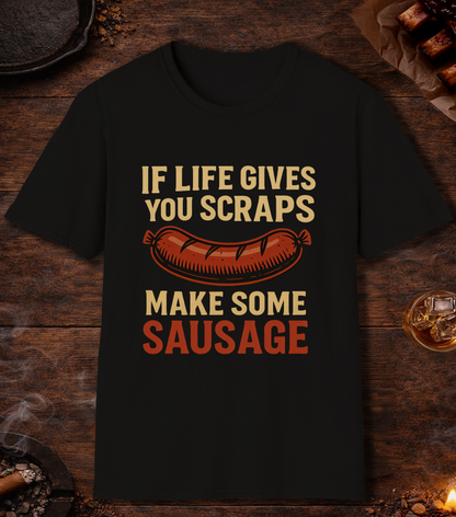 If Life Gives You Scraps T-Shirt - Black