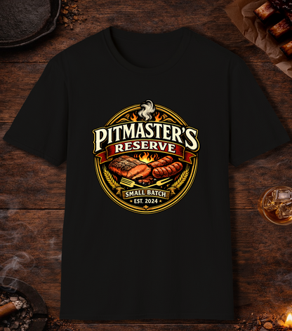 Pitmasters Reserve Beer Label T-Shirt - Black