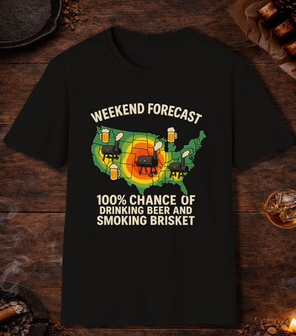Weekend Forcast T-Shirt - Black
