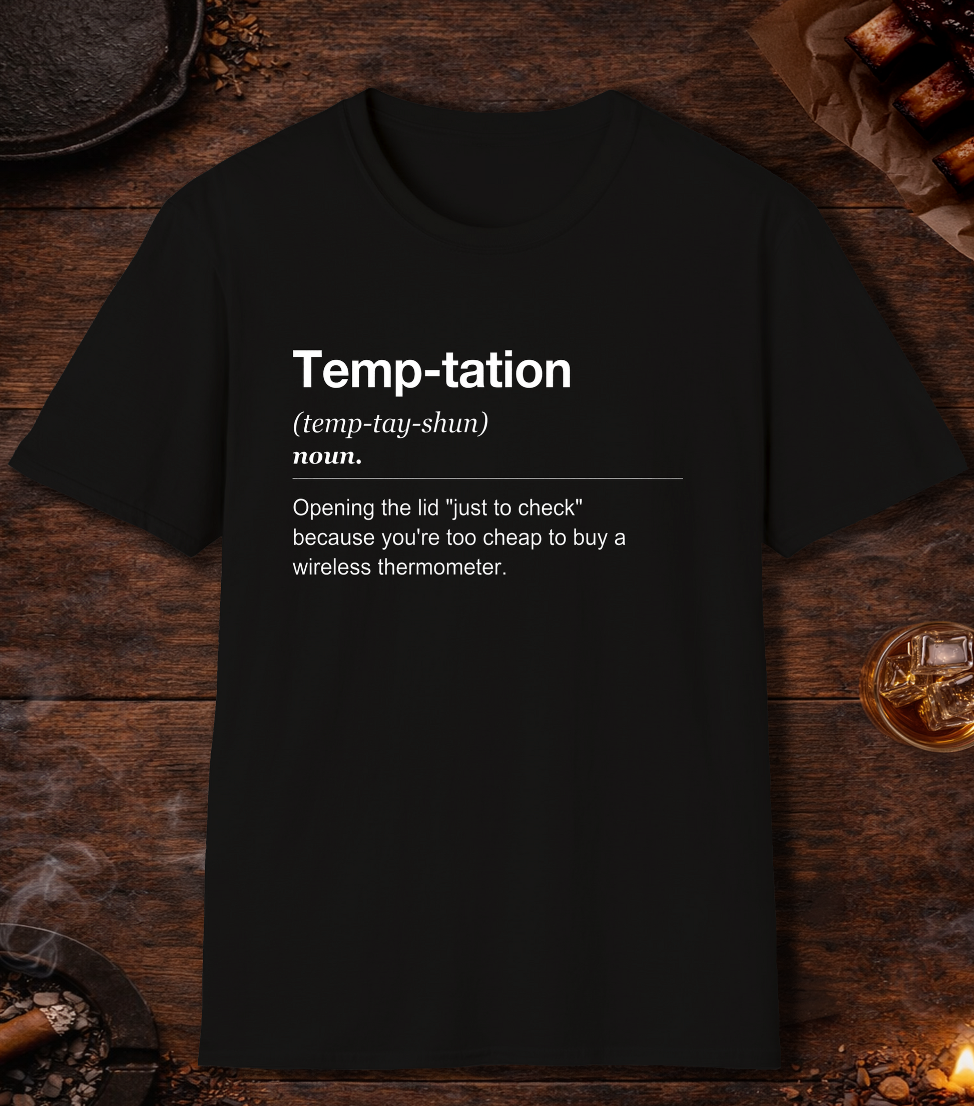Temp Tation Definition T-Shirt - Black