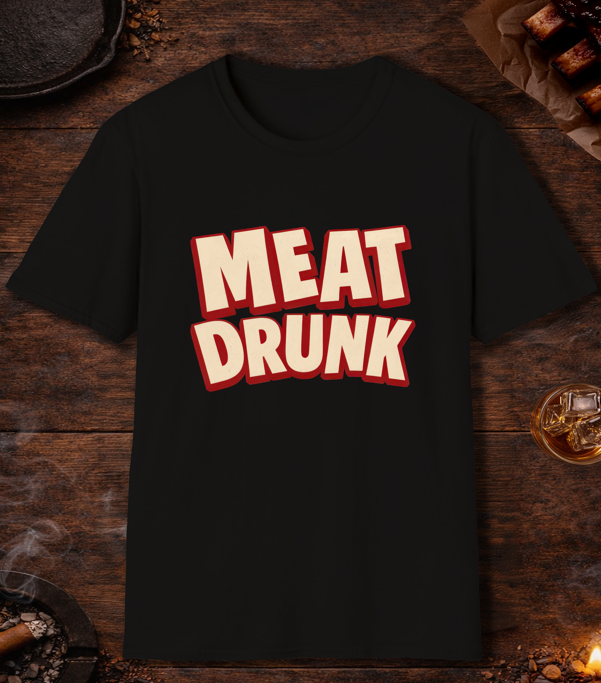 Meat Drunk T-Shirt - Black