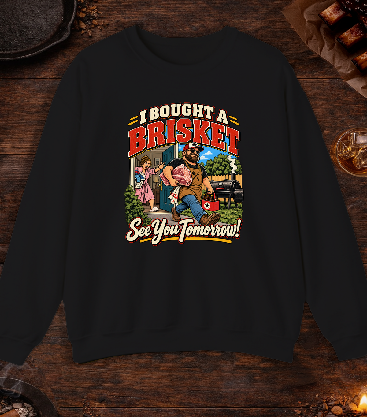 Bought A Brisket - Black