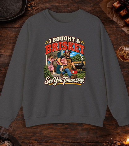 Bought A Brisket - Dark Heather
