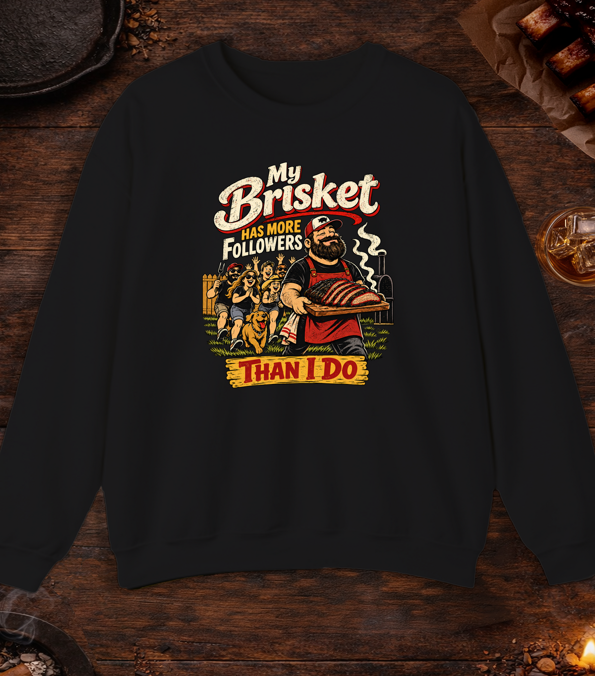 Brisket Has Followers - Black