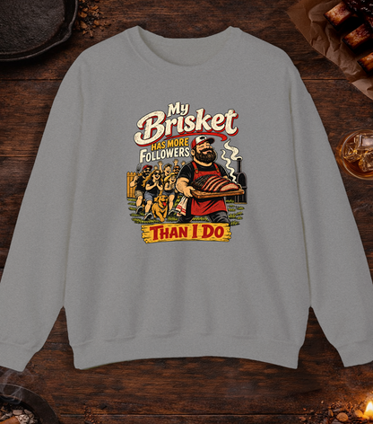 Brisket Has Followers - Sport Grey