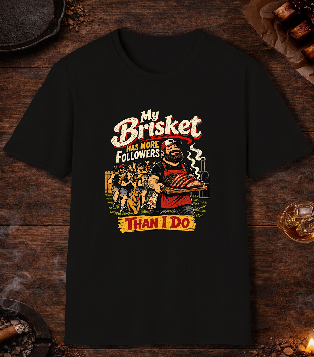 Brisket Has Followers - Black