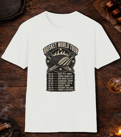 Brisket World Tour T-Shirt - White