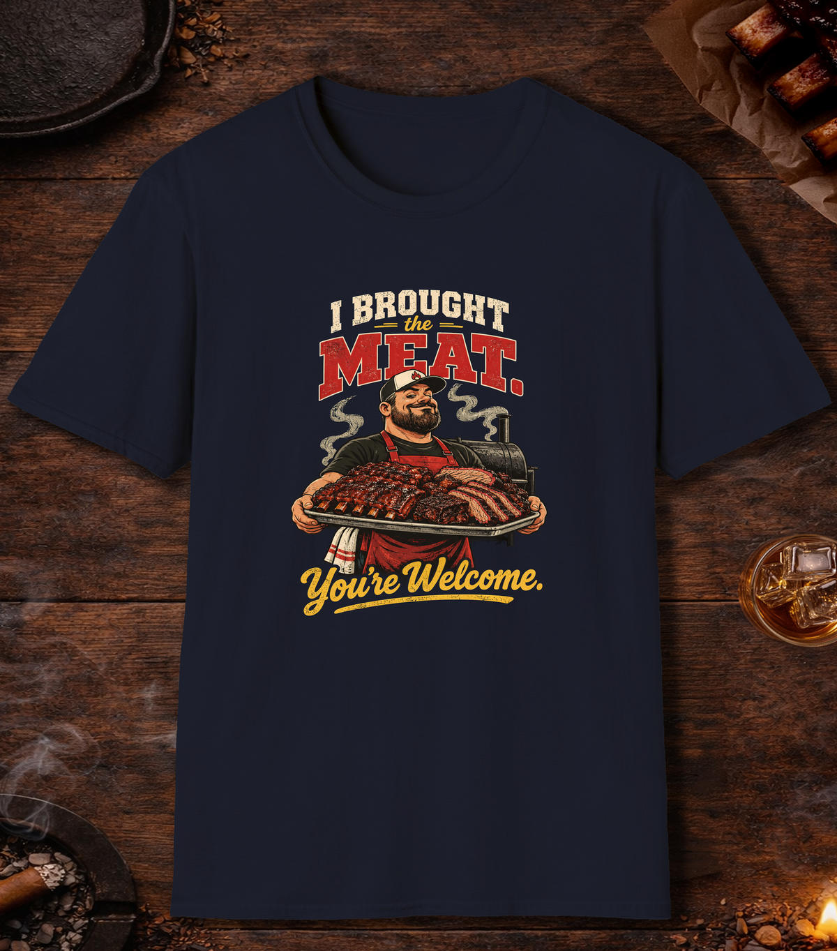 Brought The Meat - Navy